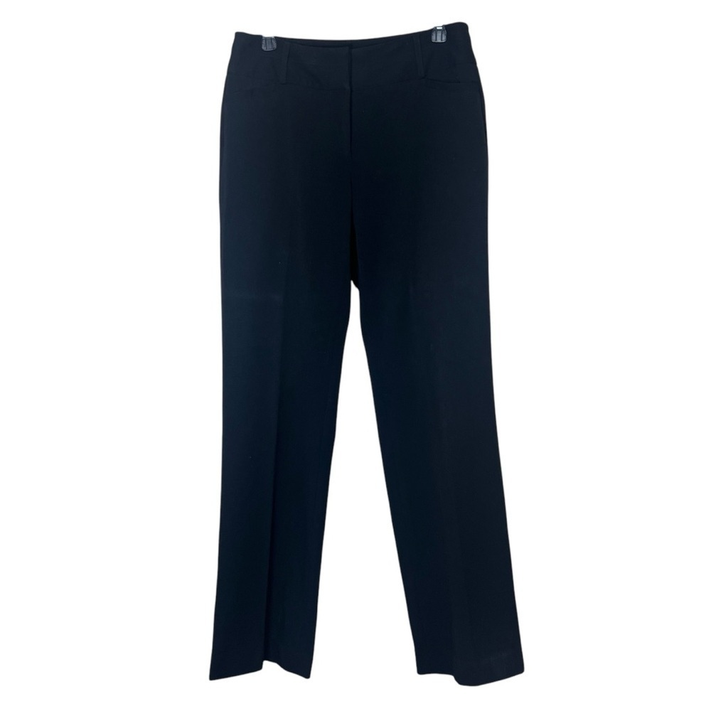 Atelier Luxe Womens Black Dress Pants Trousers Career Professional Sz 4 Stretch